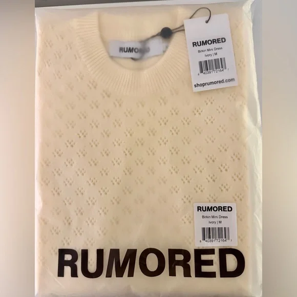 Rumored Cream Mini Dress - Picture 3 of 3